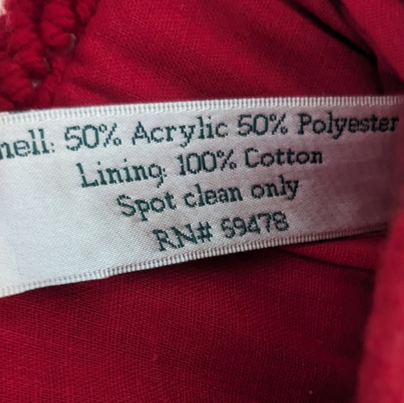 NEW Large Hand Hooked 3D Santa Christmas Stocking Chunky 20.5" - Picture 7 of 13